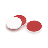 Septa 8mm x 0.060" Red PTFE/Silicone, pk.100
